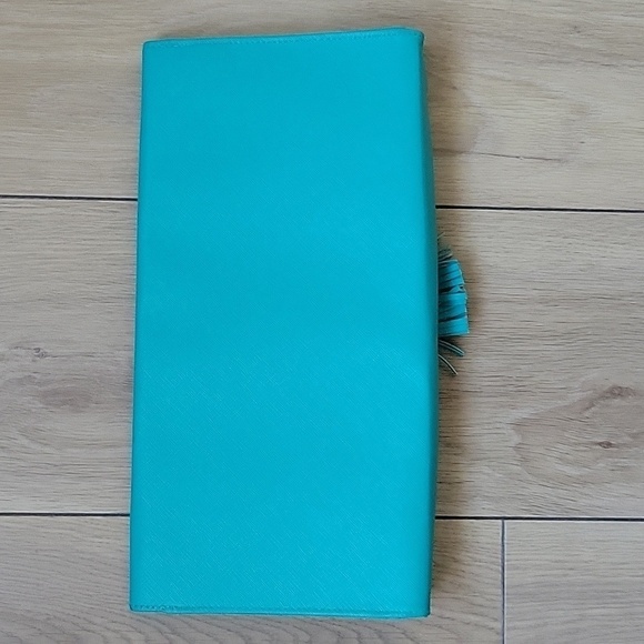 CHI Turquoise Blue Envelope Handbag - Picture 2 of 5